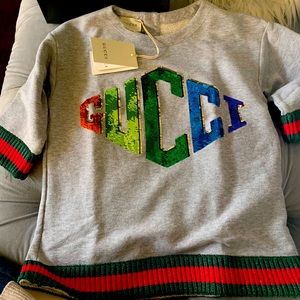 Gucci 3/4 sleeve girl’s sweater